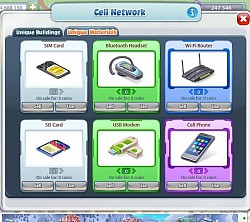 Cell Network Unique Materials